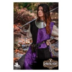 Harbinger Tabard - Chess - Black & Purple 7 Harbinger Tabard - Chess - Black & Purple -Larp Inn harbinger tabard chess black purple 2