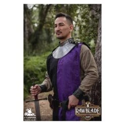 Harbinger Tabard - Split - Black & Purple -Larp Inn harbinger tabard split black purple 3