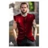 Heinrich Doublet Vest - Red -Larp Inn heinrich doublet vest red