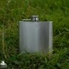 Hip Flask - Brushed Stainless Steel - 6oz -Larp Inn hip flask brushed stainless steel 6oz
