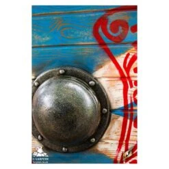 Huginn & Muninn Viking Shield - 28IN - LARP -Larp Inn huginn muninn viking shield 28in larp 2