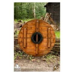 Huginn & Muninn Viking Shield - 28IN - LARP -Larp Inn huginn muninn viking shield 28in larp 3