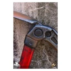 Ice Axe - Red - 24IN - LARP -Larp Inn ice axe red 24in larp 3