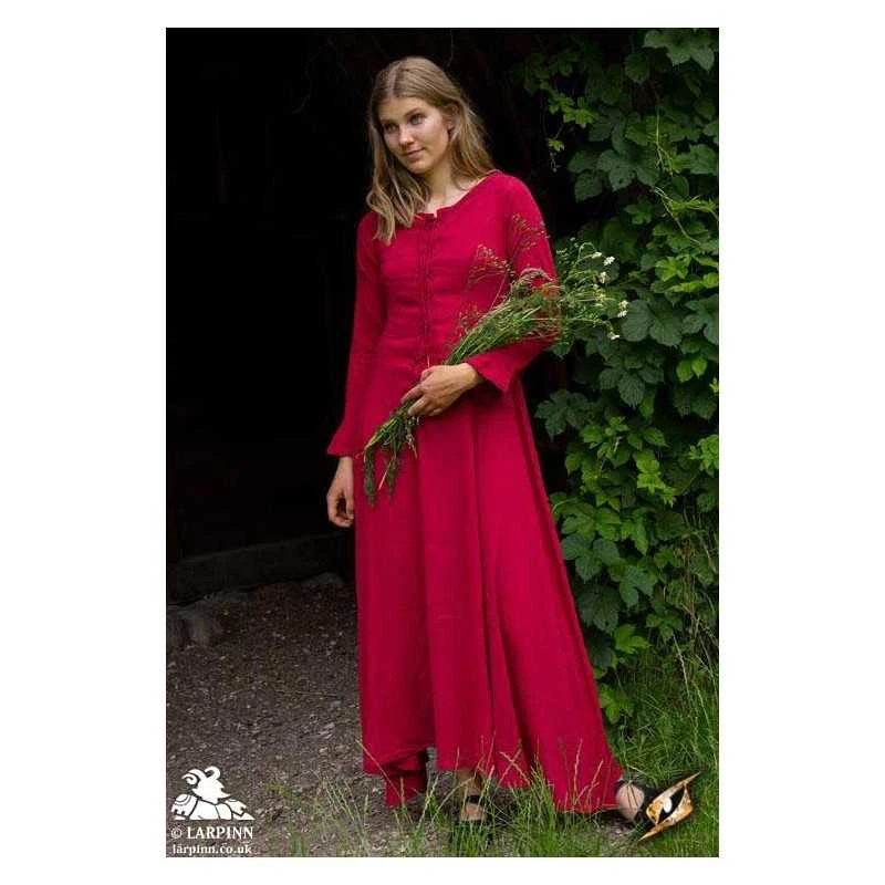 Isobel Shift Dress - Dark Red 4 Isobel Shift Dress - Dark Red - Image 2