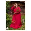 Isobel Shift Dress - Dark Red 1 Isobel Shift Dress - Dark Red -Larp Inn isobel shift dress dark red