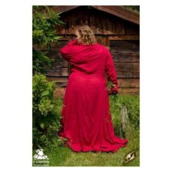 Isobel Shift Dress - Dark Red 8 Isobel Shift Dress - Dark Red -Larp Inn isobel shift dress dark red 2