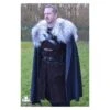 Jackson Fur Cloak - Cross Straps 2 Jackson Fur Cloak - Cross Straps -Larp Inn jackson fur cloak cross straps