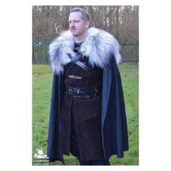 Jackson Fur Cloak - Cross Straps