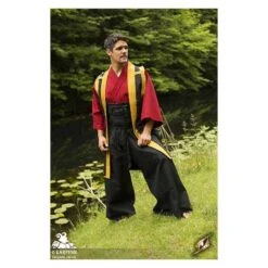 Jin Baori - Black & Gold -Larp Inn jinbaori black gold 2