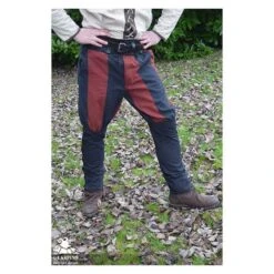Kalin Hero Pants - Red & Black -Larp Inn kalin hero pants red black 2