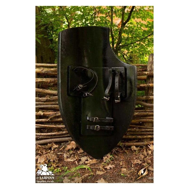 Knight's Shield - Green & White - 32IN X 21IN - LARP 4 Knight's Shield - Green & White - 32IN X 21IN - LARP - Image 2