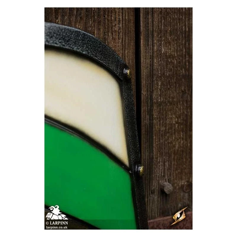 Knight's Shield - Green & White - 32IN X 21IN - LARP 6 Knight's Shield - Green & White - 32IN X 21IN - LARP - Image 4
