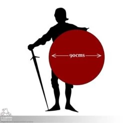 Krom Shield - 38IN - LARP 11 Krom Shield - 38IN - LARP -Larp Inn krom shield 38in larp 4