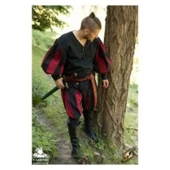 Landsknecht Shirt - Black/Red -Larp Inn landsknecht shirt blackred 5