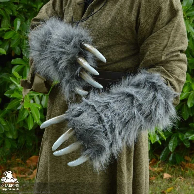 LARP Claws - Grey Fur 4 LARP Claws - Grey Fur - Image 2
