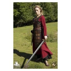 Leather Brigandine - Brown 16 Leather Brigandine - Brown -Larp Inn leather brigandine brown 5