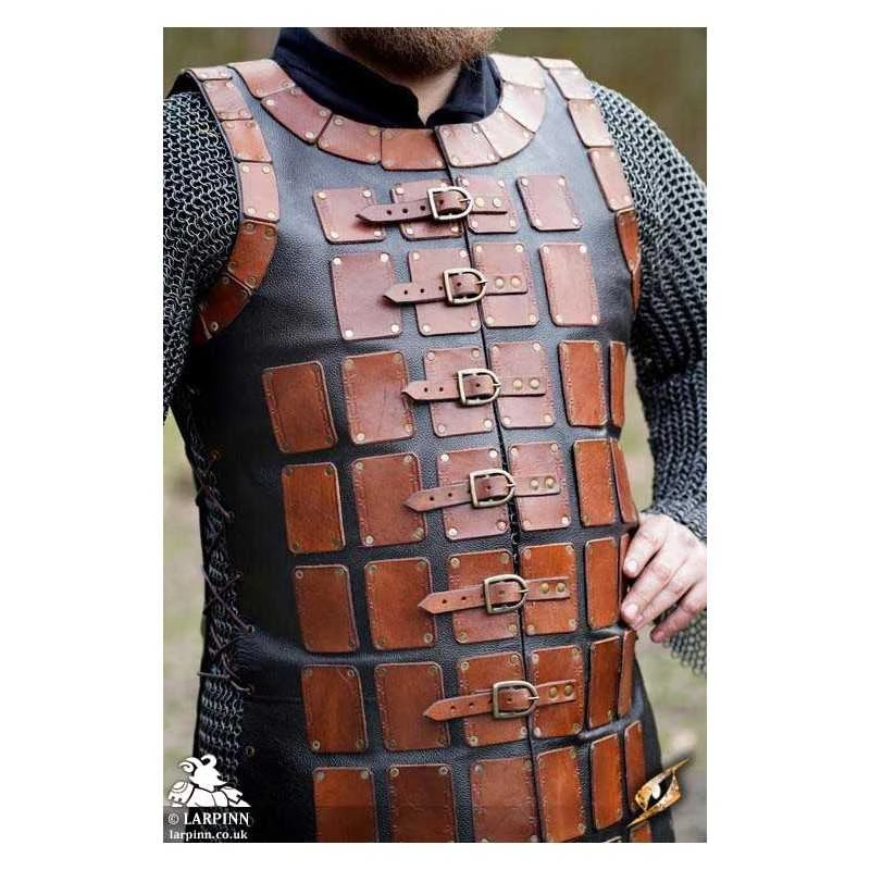 Leather Brigandine - Brown 11 Leather Brigandine - Brown - Image 9