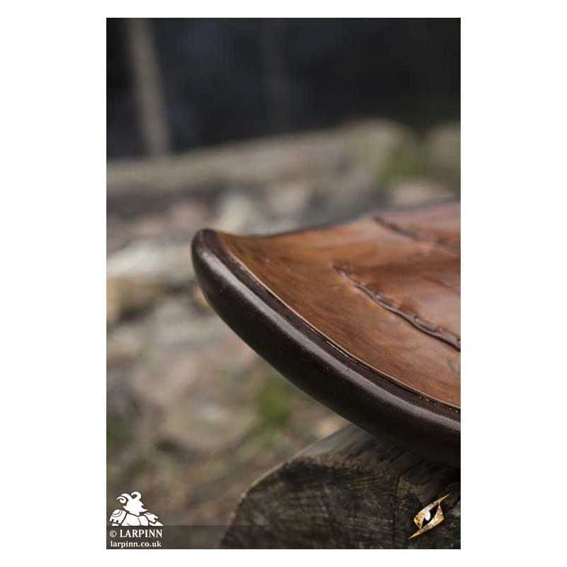 Leather Buckler - 18IN X 11IN - LARP 4 Leather Buckler - 18IN X 11IN - LARP - Image 2