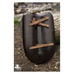 Leather Buckler - 18IN X 11IN - LARP 12 Leather Buckler - 18IN X 11IN - LARP -Larp Inn leather buckler 3