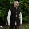 Othello Leather Vest - Brown -Larp Inn leather vest othello brown