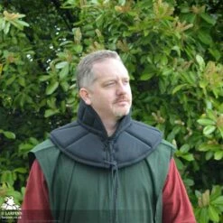 Leopold Gambeson Collar Neck Piece - Black 13 Leopold Gambeson Collar Neck Piece - Black -Larp Inn leopold gambeson collar neck piece black 5