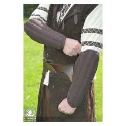 Leopold Padded Bracers - Brown