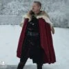 Lothbrok Fur Cloak - Leather Neck Strap -Larp Inn lothbrok fur cloak leather neck strap