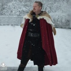 Lothbrok Fur Cloak - Leather Neck Strap