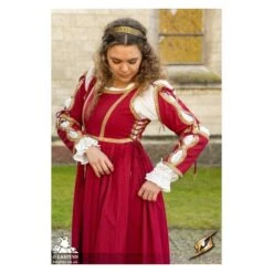 Lucrezia Dress - Emperor Red -Larp Inn lucrezia dress emperor red 3