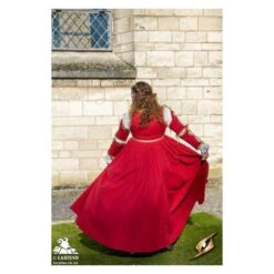 Lucrezia Dress - Emperor Red -Larp Inn lucrezia dress emperor red 5