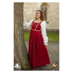 Lucrezia Dress - Emperor Red -Larp Inn lucrezia dress emperor red 7