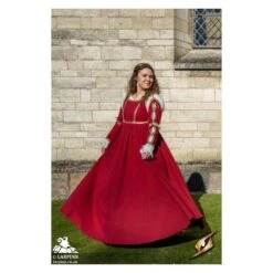 Lucrezia Dress - Emperor Red -Larp Inn lucrezia dress emperor red 9
