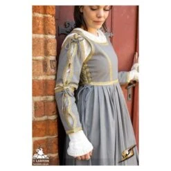 Lucrezia Dress - Grey 12 Lucrezia Dress - Grey -Larp Inn lucrezia dress grey 2