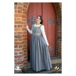 Lucrezia Dress - Grey 14 Lucrezia Dress - Grey -Larp Inn lucrezia dress grey 4
