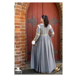 Lucrezia Dress - Grey 15 Lucrezia Dress - Grey -Larp Inn lucrezia dress grey 5