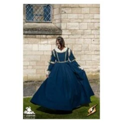 Lucrezia Dress - Midnight Blue 19 Lucrezia Dress - Midnight Blue -Larp Inn lucrezia dress midnight blue 8