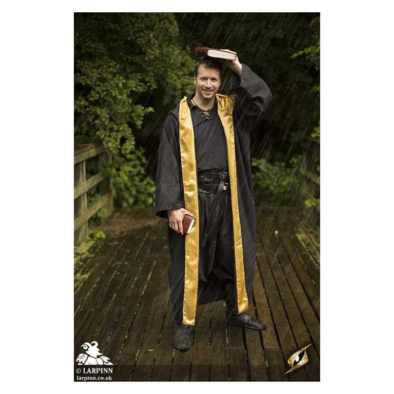 Magicians Robe - Black & Gold 6 Magicians Robe - Black & Gold - Image 4