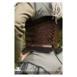 Margot Corset - Brown/Black -Larp Inn margot corset brown black 2