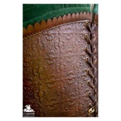 Margot Corset - Brown/Green -Larp Inn margot corset brown green 3