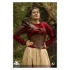 Margot Corset - Brown/Red 1 Margot Corset - Brown/Red -Larp Inn margot corset brown red