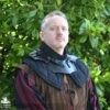 Mark Gorget Neck Plate - Dark 2 Mark Gorget Neck Plate - Dark -Larp Inn mark gorget neck plate dark