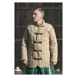 Medieval Warrior Gambeson - Beige
