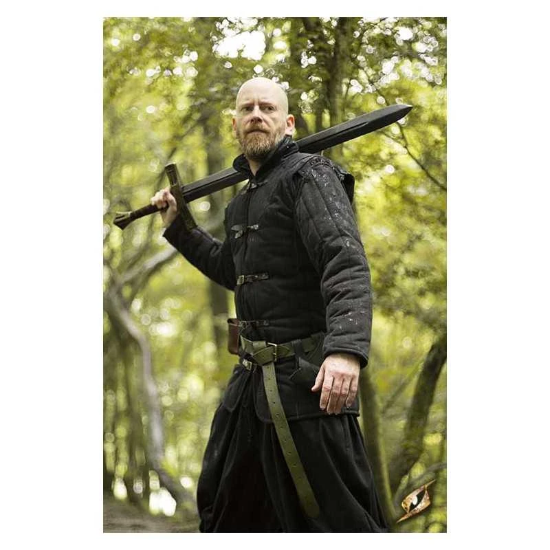 Medieval Warrior Gambeson - Black 6 Medieval Warrior Gambeson - Black - Image 4