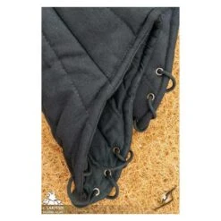 Medieval Warrior Gambeson Sleeves - Black -Larp Inn medieval warrior gambeson sleeves black 2