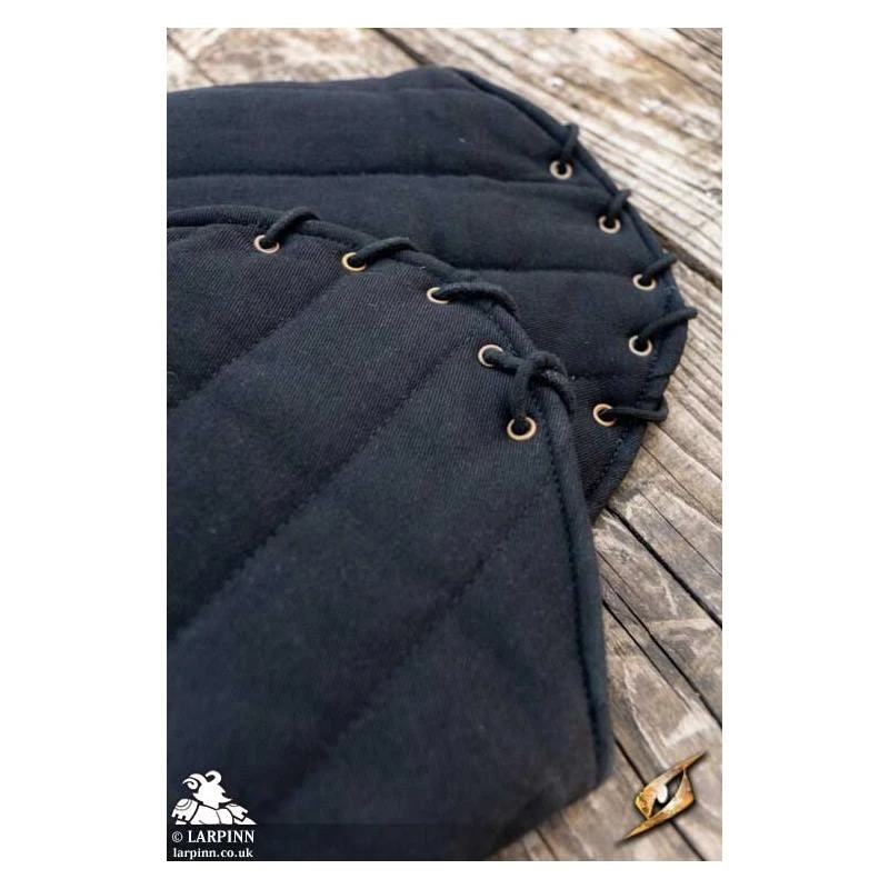 Medieval Warrior Gambeson Sleeves - Short - Black 6 Medieval Warrior Gambeson Sleeves - Short - Black - Image 4