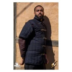 Medieval Warrior Gambeson Sleeves - Short - Black 11 Medieval Warrior Gambeson Sleeves - Short - Black -Larp Inn medieval warrior gambeson sleeves short black 4