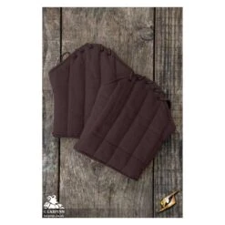 Medieval Warrior Gambeson Sleeves - Short - Brown