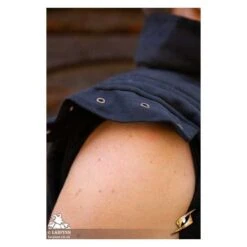 Medieval Warrior Gambeson - Torso - Black -Larp Inn medieval warrior gambeson torso black 5