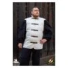 Medieval Warrior Gambeson - Torso - White -Larp Inn medieval warrior gambeson torso white
