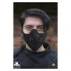 Mempo Mask - Black 1 Mempo Mask - Black -Larp Inn mempo mask black